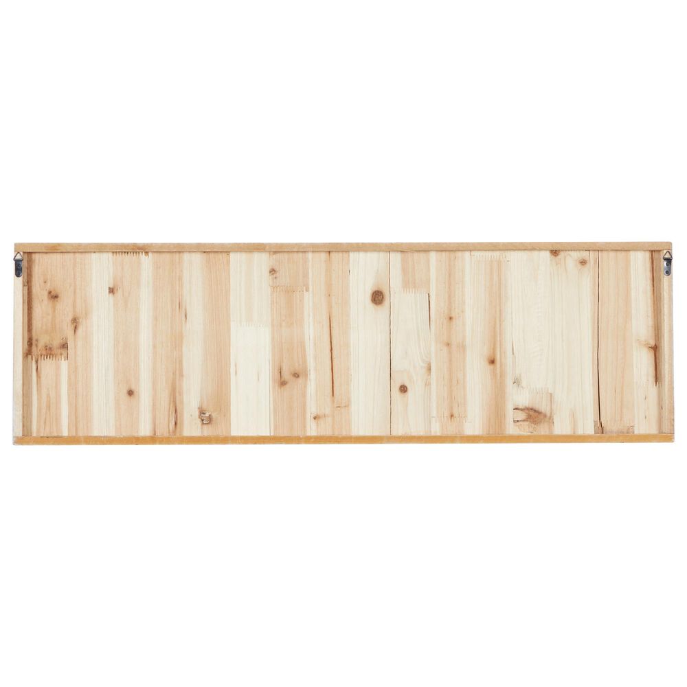 Maple and Jade Lakehouse 11&quot; x 36&quot; Wall Sign in White, Turquoise, Red and Gold, , large