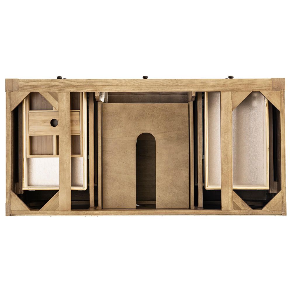 James Martin Breckenridge 48" Single Bathroom Vanity Cabinet in Light Natural Oak, , large