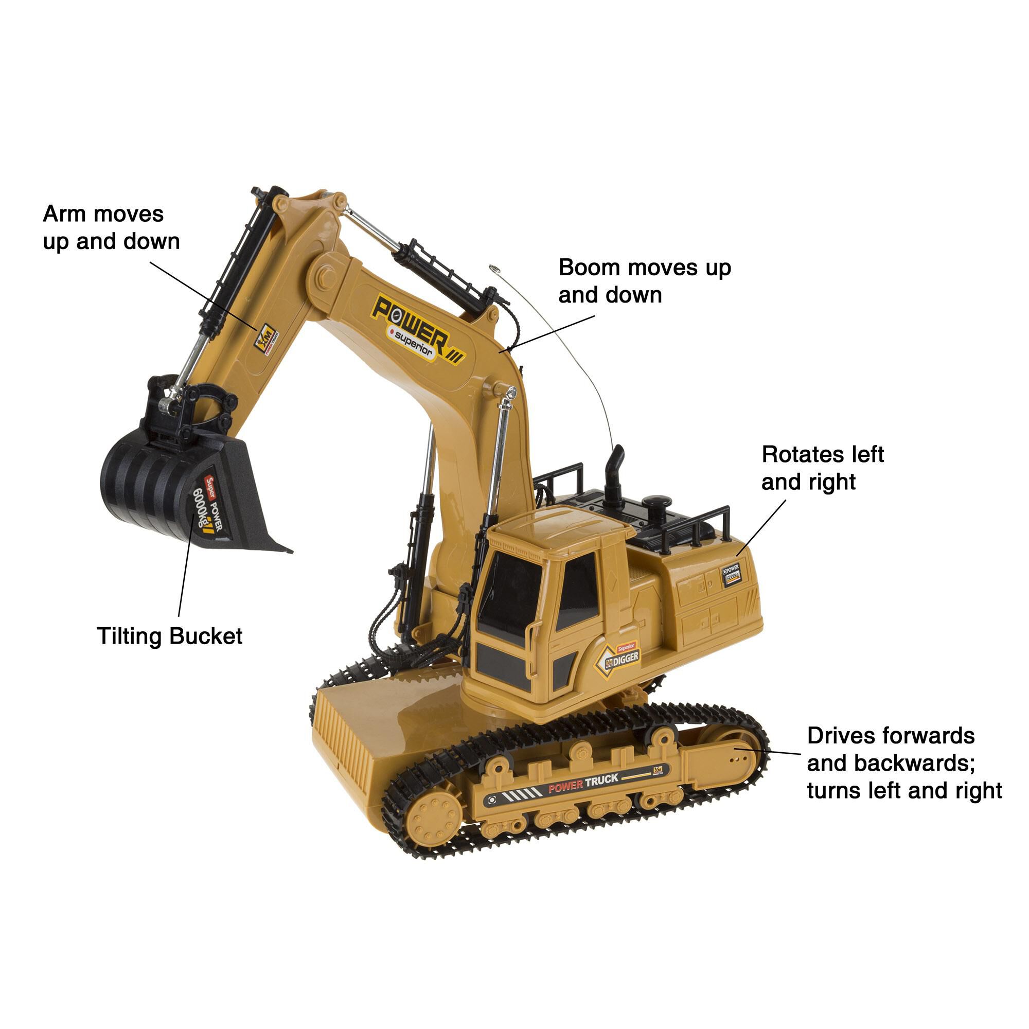 Gas powered rc excavator 2025
