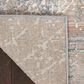 Nourison Exhale 2"2" x 7"6" Beige and Blue Runner, , large