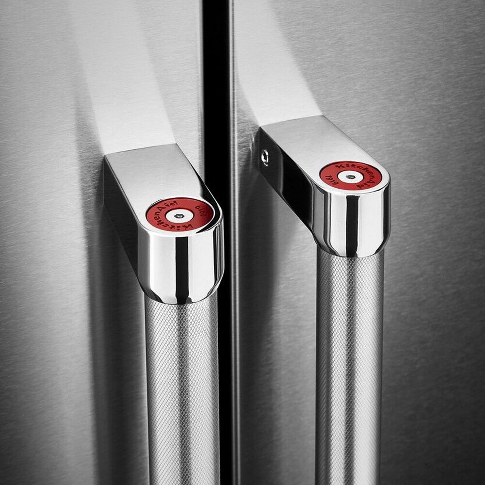 KitchenAid 24.8 Cu. Ft. Side-by-Side Refrigerator with Exterior Ice and Water in Stainless Steel with PrintShield Finish, , large