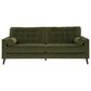 37B Reveon Lakes Stationary Sofa in Olive Velvet, , large