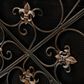 Maple and Jade 52" x 31" Fireplace Screen in Black, , large