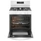 Frigidaire 30" Freestanding Natural Gas Range in White, , large