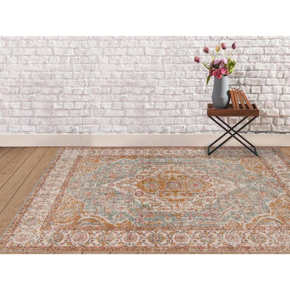 Amer Rugs Eternal 3&#39;11&quot; x 5&#39;11&quot; Sea Mist and Ivory Area Rug, , large