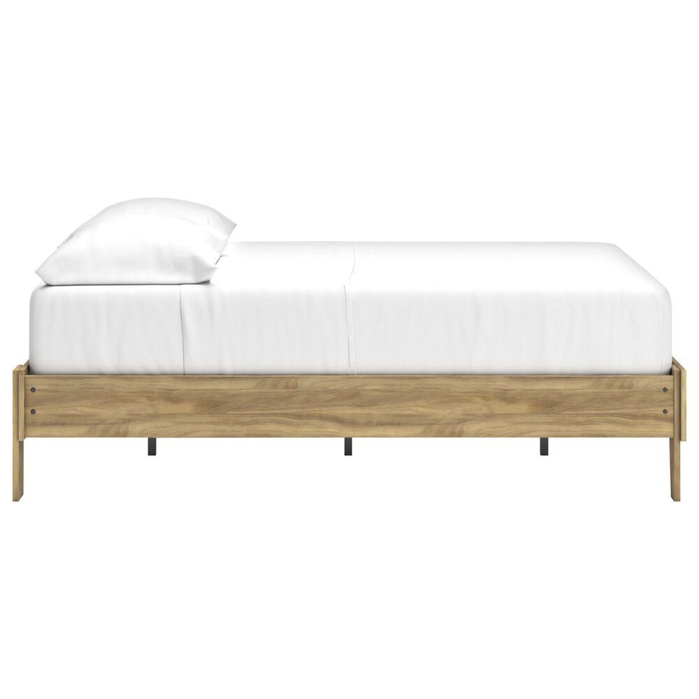 Ashley Bermacy Full Platform Bed in Light Brown, , large