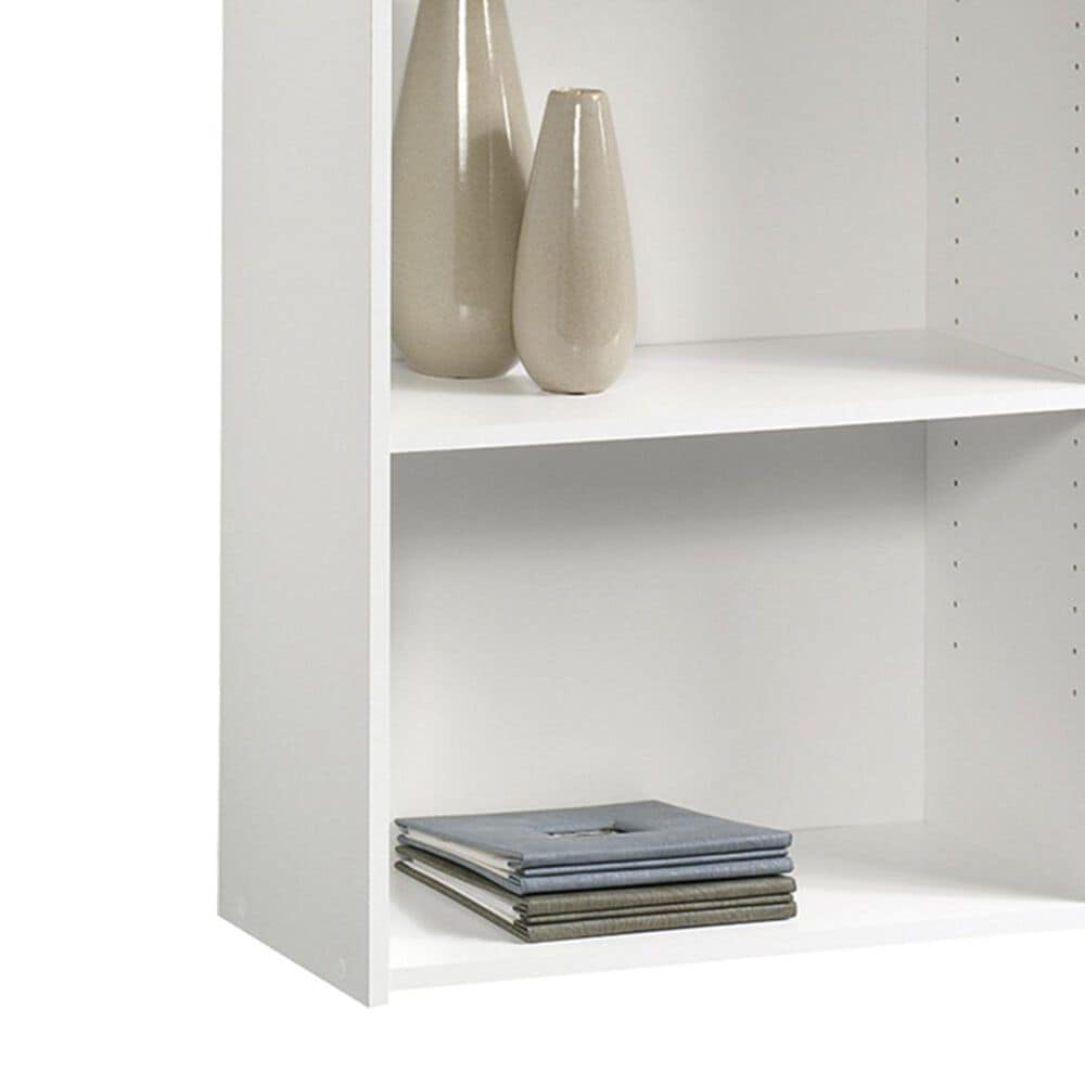 Sauder Beginnings 5-Shelf Bookcase in Soft White, , large