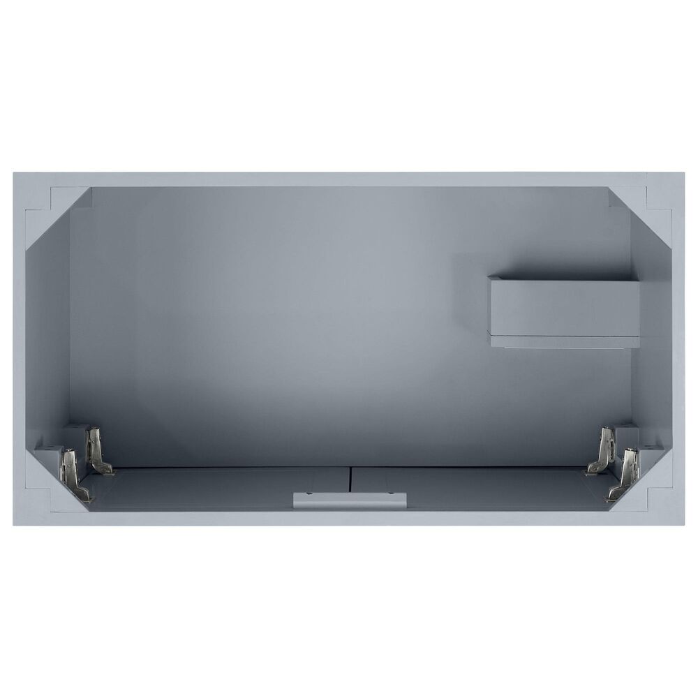 37B Claudine 36" Single Bathroom Vanity in Soft Blue with Glossy White Composite Stone Top and Backsplash, , large
