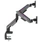 MSI Dual Monitor Mounting Arms in Matte Black and Painted Gray, , large