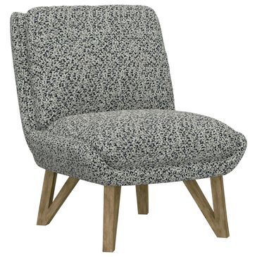 Golden Wave Furniture Emerson Armless Accent Chair in Speckled Navy, , large
