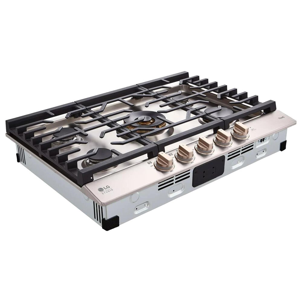 LG Studio Studio 30&quot; Gas Cooktop with EasyClean in Essence White, , large
