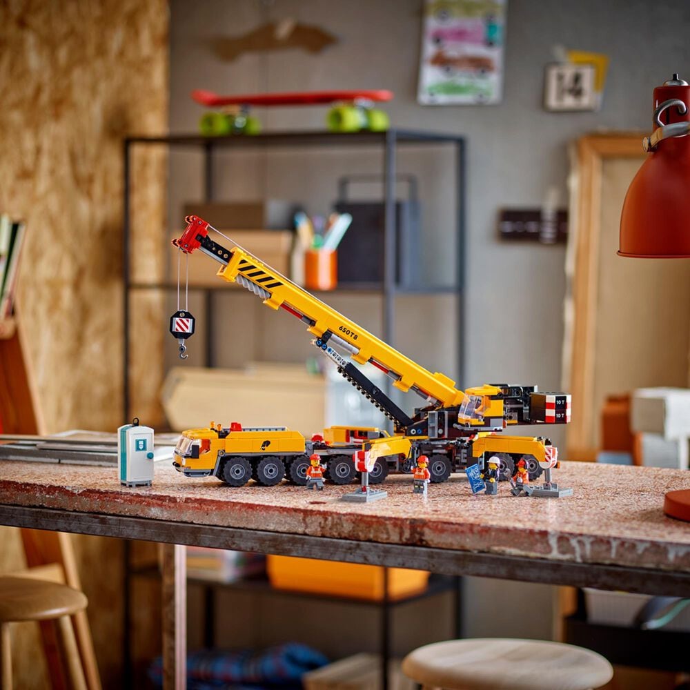 LEGO Yellow Mobile Construction Crane, , large