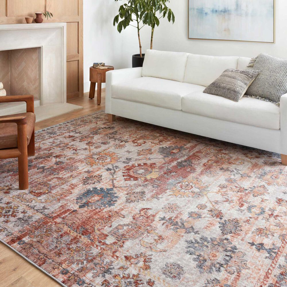 Loloi Cassandra CSN-06 7&#39;10&quot; x 10&#39; Rust and Multicolor Area Rug, , large