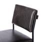 Four Hands Benton Counter Stool in Burnt Oak and Midnight Top Grain Leather, , large