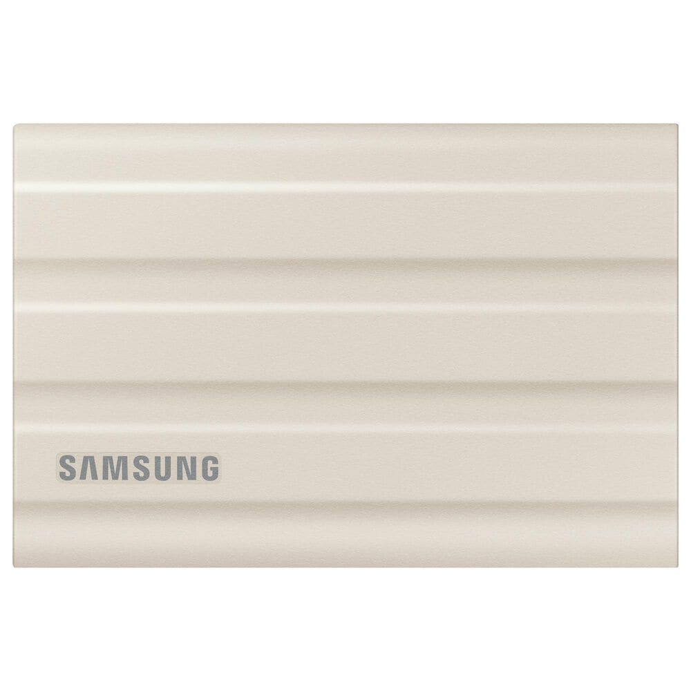 Samsung 2TB T7 Shield Portable External SSD in Beige, , large