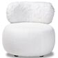 Baxton Studio Tayla Accent Chair in White, , large