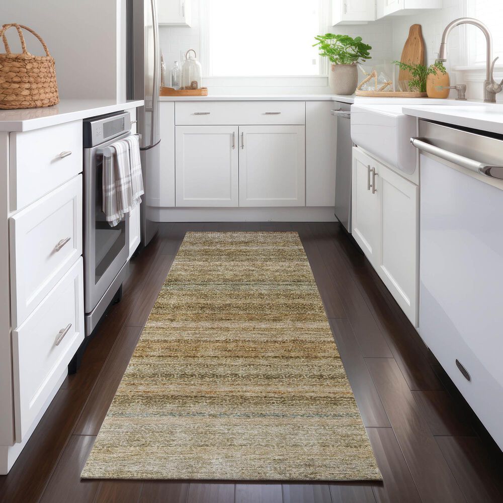 Dalyn Rug Company Burano BU5 2&#39;3&quot; x 7&#39;6&quot; Copper Indoor/Outdoor Runner, , large