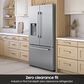 Samsung Bespoke AI 29 Cu. Ft. French Door Refrigerator with Zero Clearance Fit and Dual Auto Ice Maker in Fingerprint Resistant Stainless Steel, , large