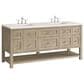James Martin Vanities Breckenridge 72" Double Vanity in Whitewashed Oak with 3 cm Lime Delight Quartz Top, , large
