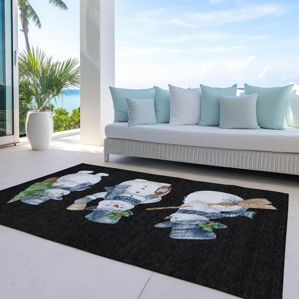 Dalyn Rug Company Wonderland WN34 Black 3&#39; x 5&#39; Area Rug, , large