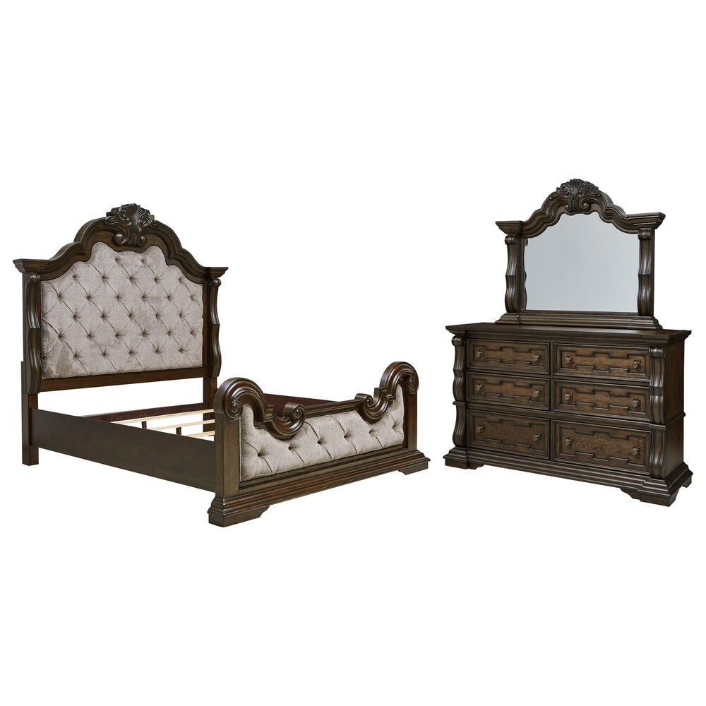 Millenium Maylee 3-Piece Queen Bedroom Set in Dark Brown, , large