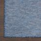 Nourison Positano 10" x 14" Navy Blue Indoor/Outdoor Area Rug, , large
