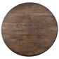 Home Trends & Design Nimes 72" Round Dining Table in Weathered Mango - Table Only, , large
