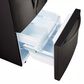 LG 21.8 Cu. Ft. 3-Door French Door Refrigerator in Black Stainless Steel, , large