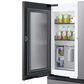 Samsung Bespoke 29 Cu. Ft. 4-Door French Door Refrigerator with Beverage Center in Stainless Steel Panels, , large