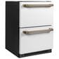 Cafe 5.7 Cu. Ft. Built-In Dual-Drawer Refrigerator in Matte White, , large
