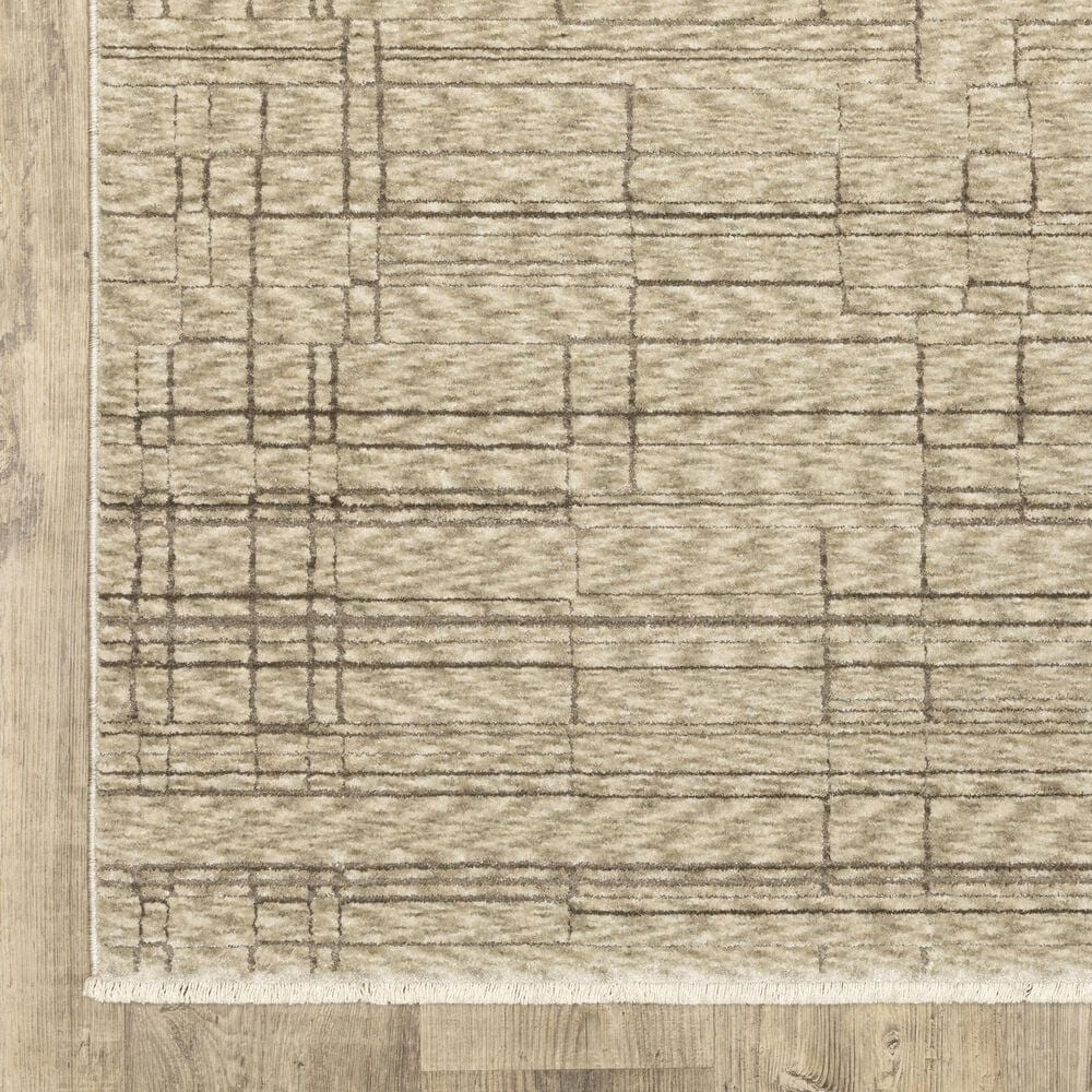 Oriental Weavers Capella Beige and Brown 9&#39;10&quot; x 12&#39;10&quot; Area Rug, , large