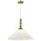 Southern Lighting Ashby 1-Light Pendant in White, , large