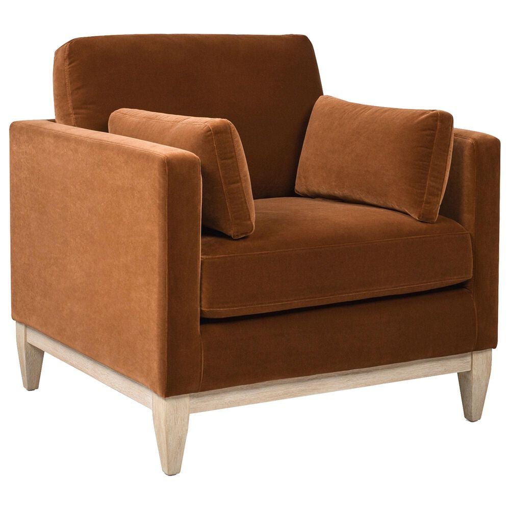 Jennifer Taylor Home Knox Accent Arm Chair in Burnt Orange, , large