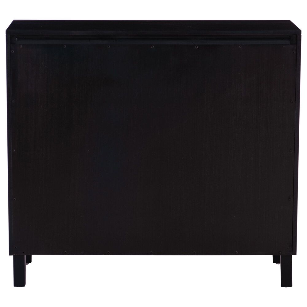 Linon Home Decor Miles 3-Door Accent Cabinet in Midnight Blue, , large