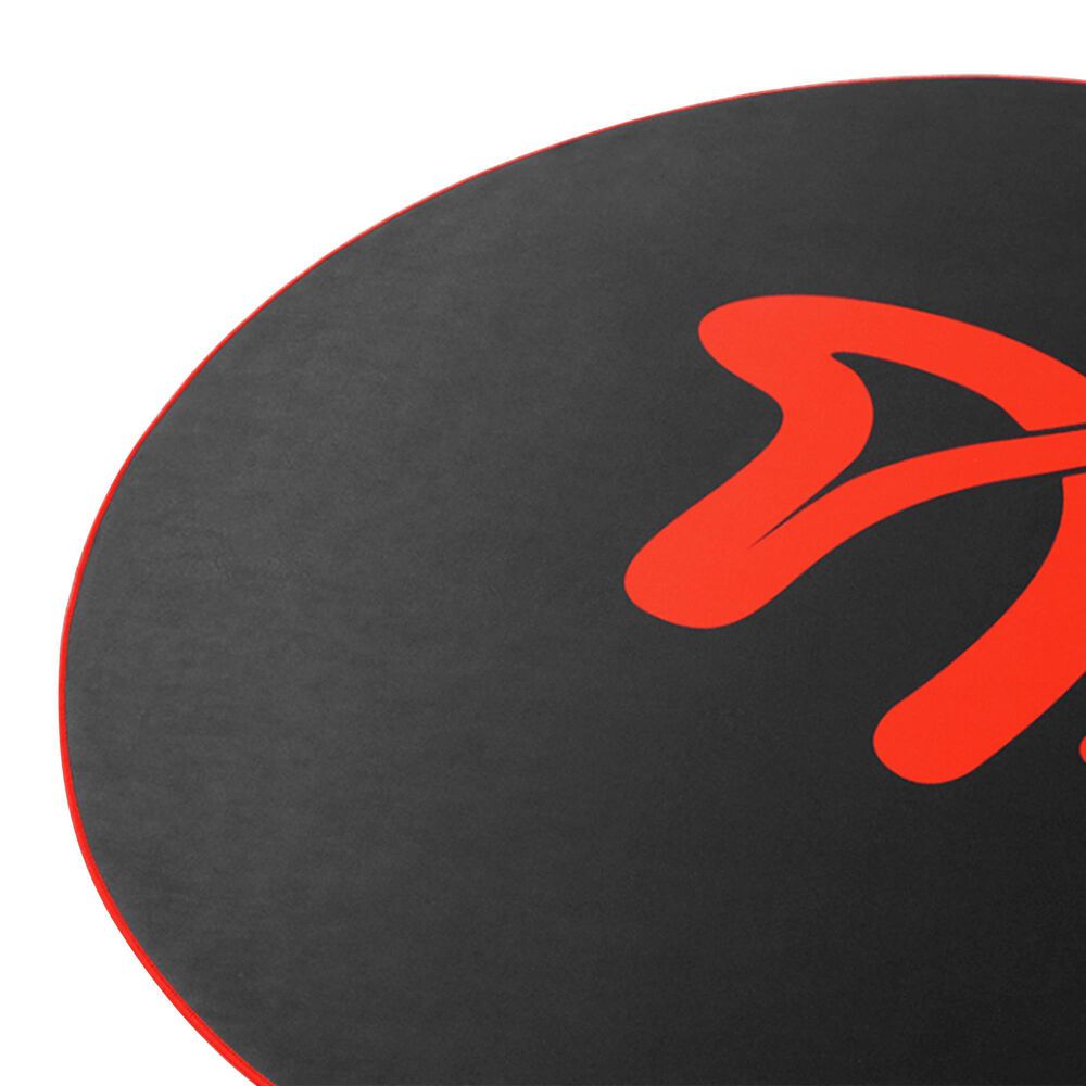 Arozzi Zona Desk Chair Mat in Black and Red, , large