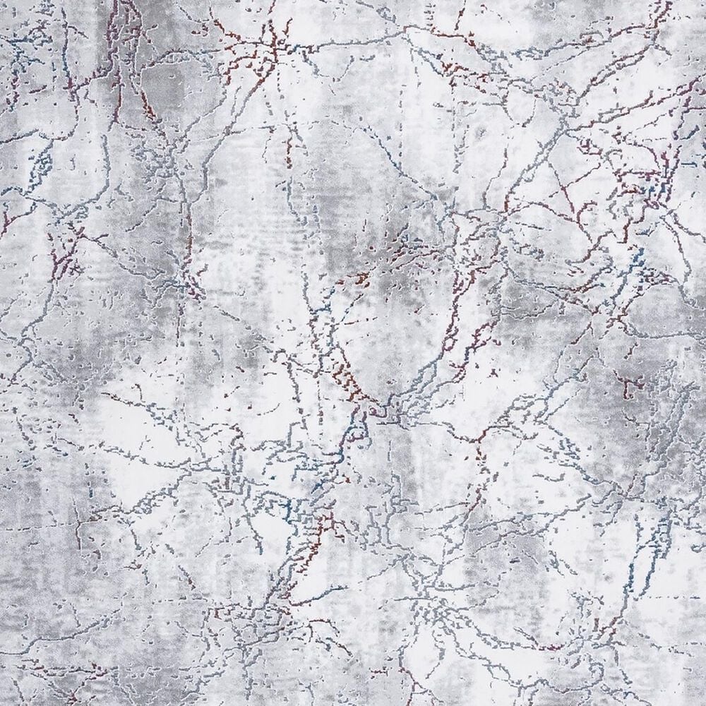 Safavieh Craft CFT960F 6&#39;7&quot; Round Grey and Wine Area Rug, , large