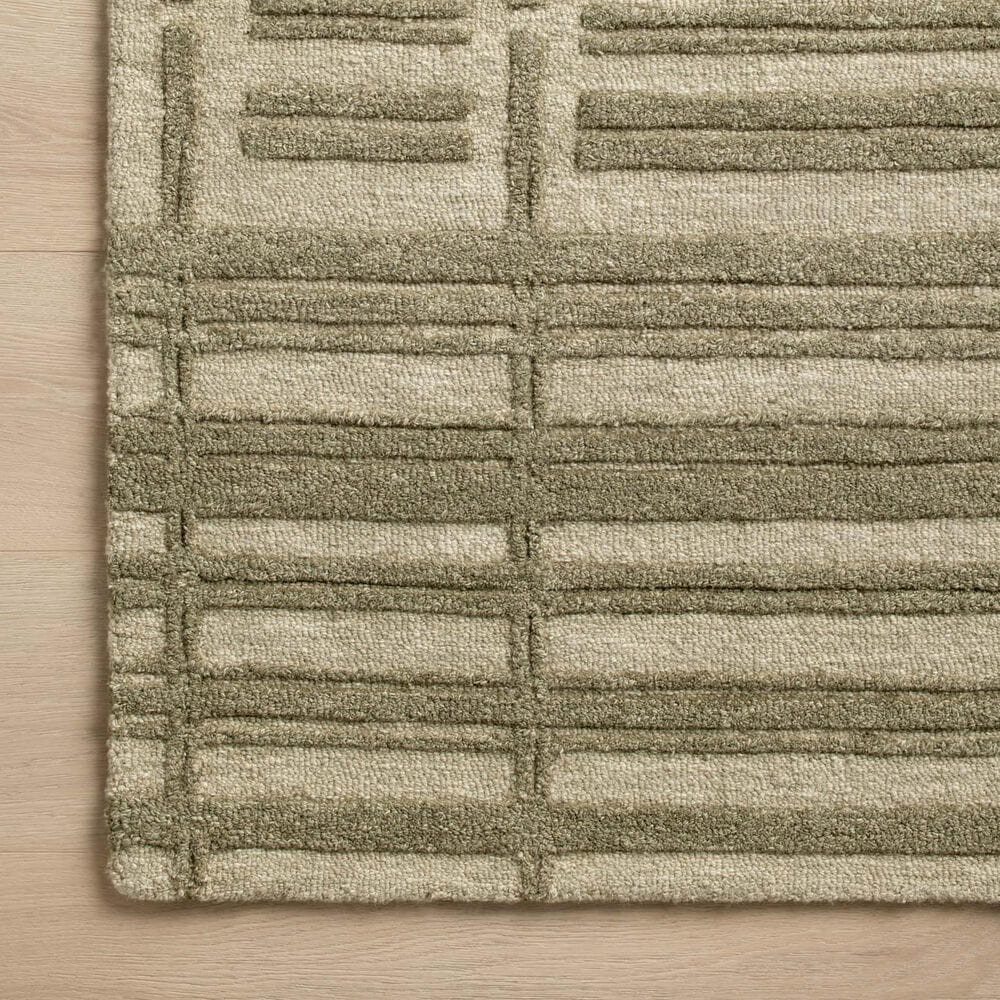 Chris Loves Julia x Loloi Bradley 7&#39;9&quot; x 9&#39;9&quot; Sage and Olive Area Rug, , large
