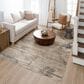 Karastan Echo Belino 9" x 12"2" Beige Area Rug, , large