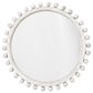 Splendor Living Faircrest Round Wall Mirror in White Washed, , large