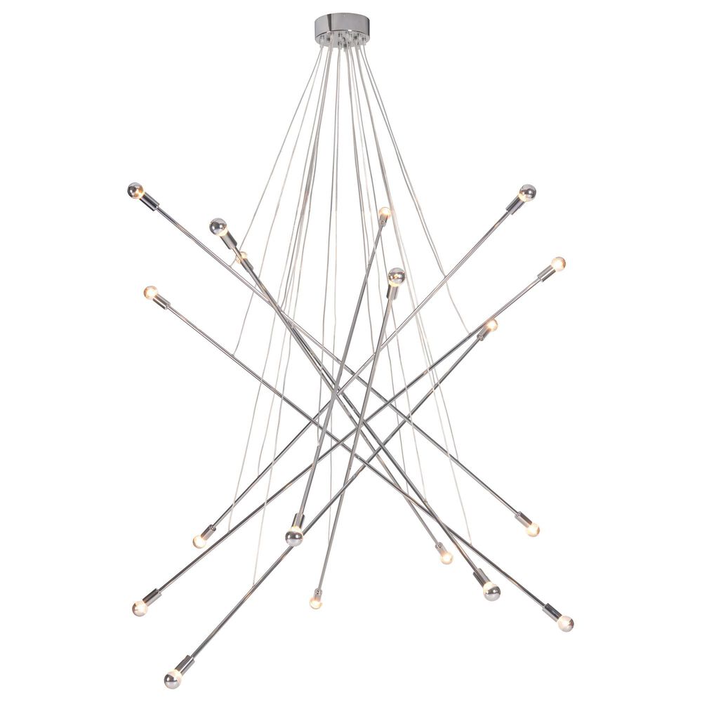 Zuo Modern Belief Ceiling Lamp in Chrome, , large