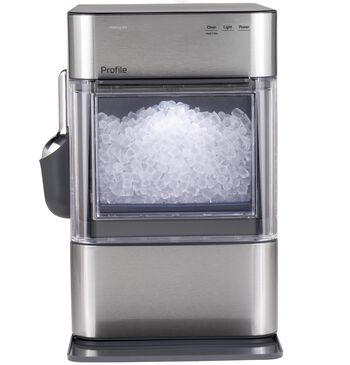 GE Profile Opal 2.0 Ultra Nugget Ice Maker with Scale Inhibiting Filter in Stainless Steel, , large