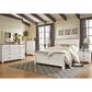 Ashley Willowton 4 Piece King Bedroom Set in Whitewash, , large