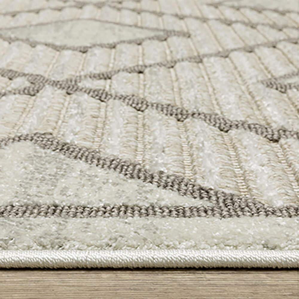 Oriental Weavers Tangier TAN05 9&#39;10&quot; x 12&#39;10&quot; Beige Area Rug, , large
