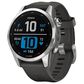 Garmin Fenix 7S Standard Edition Smartwatch in Silver with Graphite Band, , large