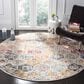 Safavieh Madison MAD611B 11" Round Multicolor Area Rug, , large