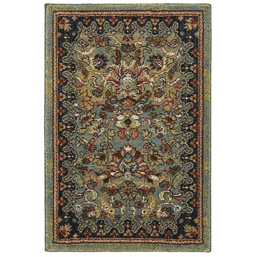 Karastan Spice Market 90662-50123 2" x 3" Tigris Aquamarine Area Rug, , large