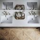 Kohler Alouette 72" Double Bathroom Vanity in Ferrous Grey with 2 cm White Quartz Top and Rectangular Sinks, , large
