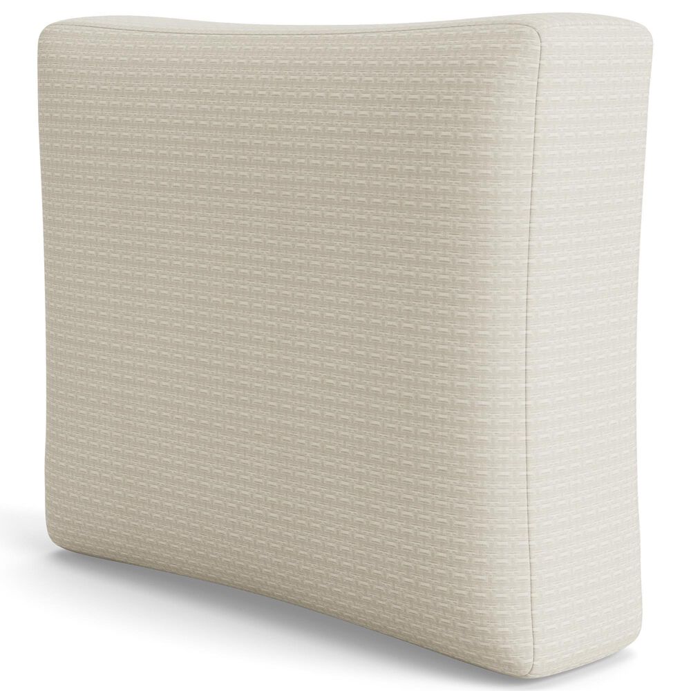 Ann Gish Pavilion 25" x 30" Box Pillow in Bone, , large