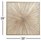 Maple and Jade 39" x 39" Framed Wall Art in Brown, Gold and White, , large