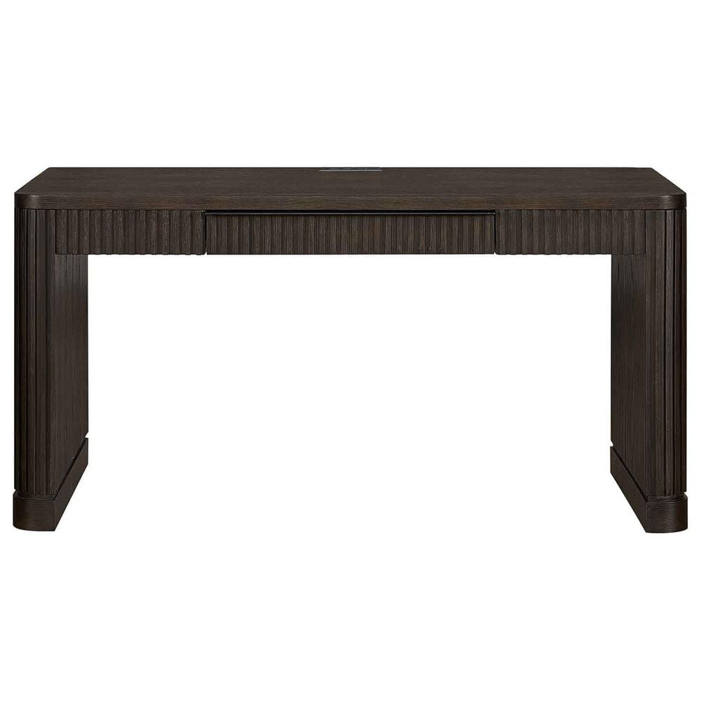 Wycliff Bay Tulane 2-Piece Writing Desk and Bookcase Set in Dark Chocolate, , large